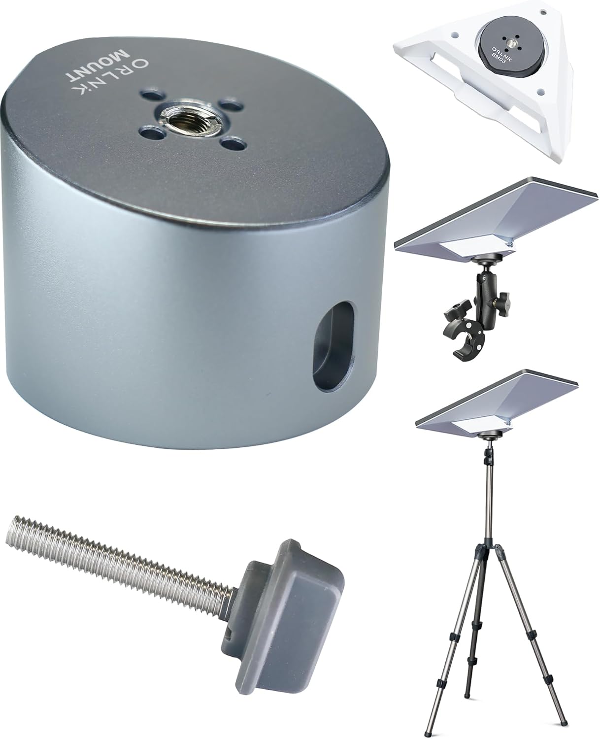 ORLN'K SM04 Tripod Adapter Mount for Starlink Mini (New Version Pipe Adapter)