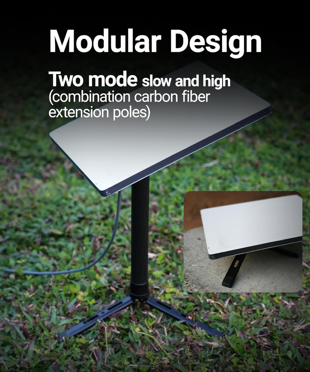 ORLN'K Portable Carbon Fiber Tripod with Aluminum Adapter for Starlink Mini SM03-T2