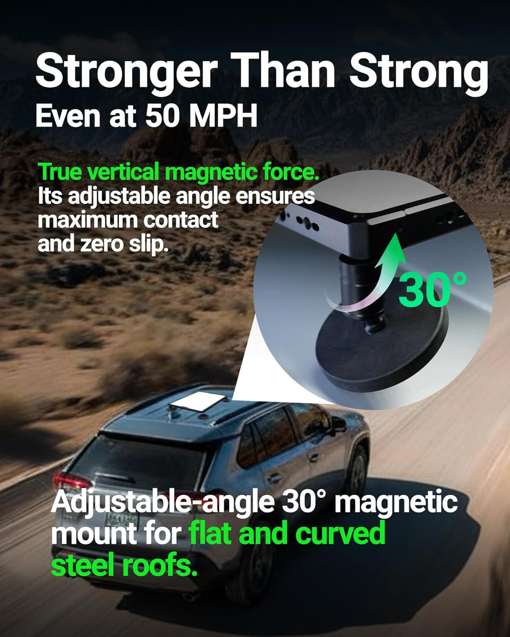 ORLN'K S1 Hard Protective Case/Magnetic/Suction Cup Roof Mounting Kit for Starlink Mini