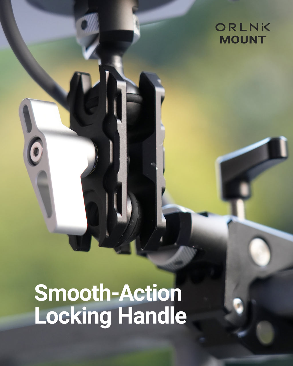 ORLN'K for Starlink Mini RV Ladder Pole Mount, Roof Rack Mount, Clamps for RV, Boat, Yacht (All Metal, Anti-Rotation) Pro with V2025 Adpater