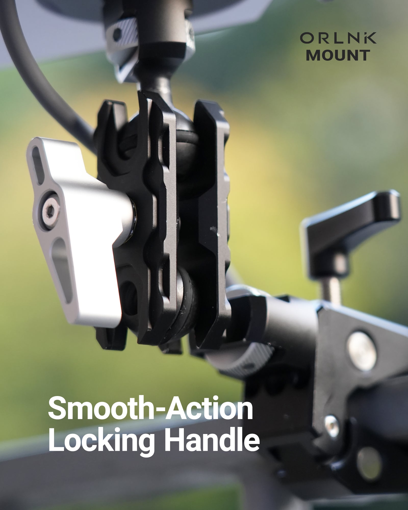 ORLN'K for Starlink Mini RV Ladder Pole Mount, Roof Rack Mount, Clamps for RV, Boat, Yacht (All Metal, Anti-Rotation) Pro with V2025 Adpater