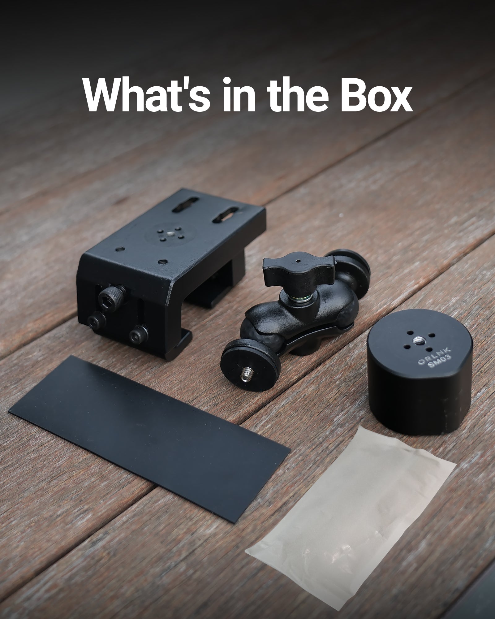 ORLN'K for Starlink mini Mount Roof Rack Mounting Kit for RV SUV Truck Jeep Vehicle - Fits Square Rails