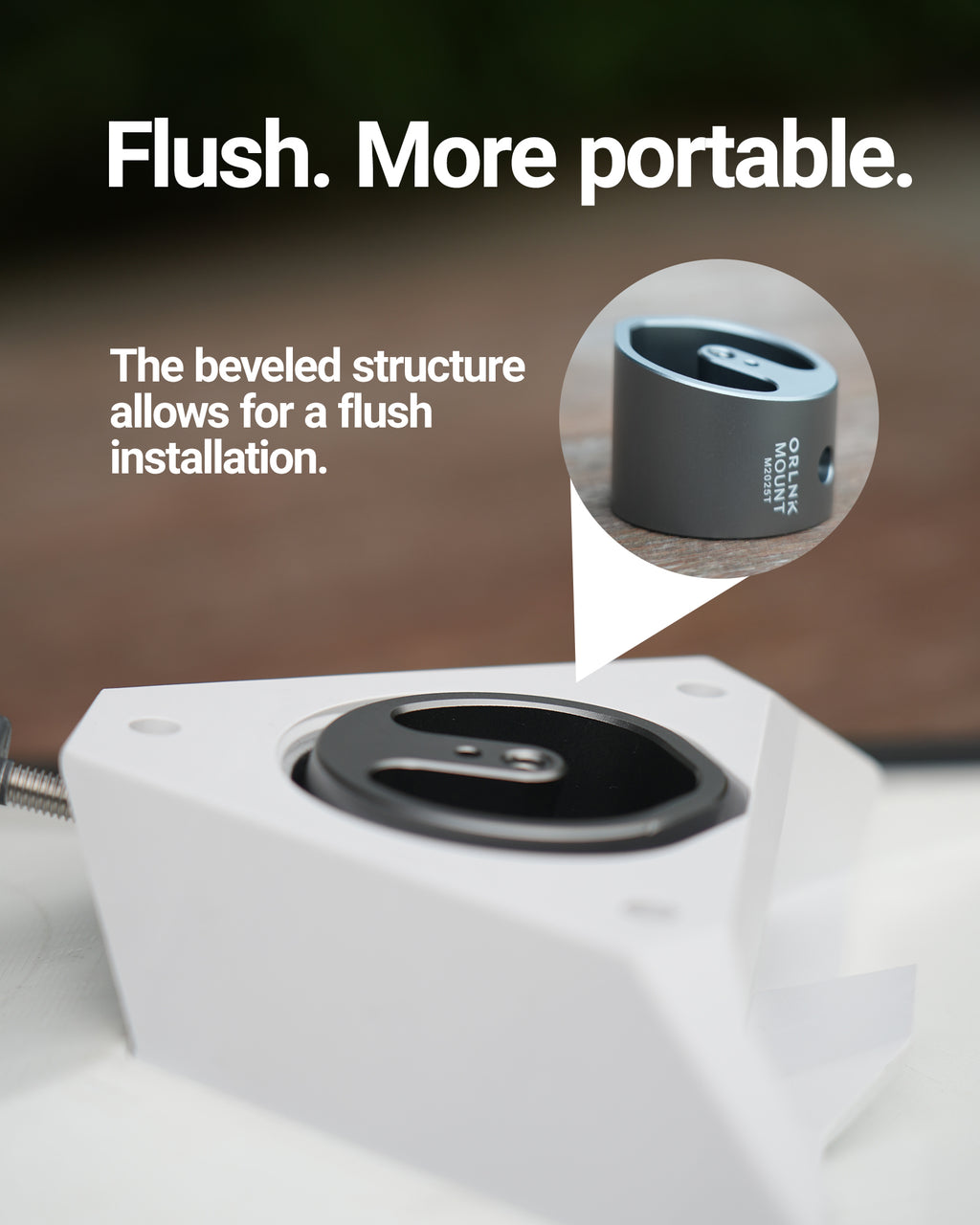 ORLN'K M2025T Tripod Adapter Mount for Starlink Mini (2025 New Verison Pipe Adapter)