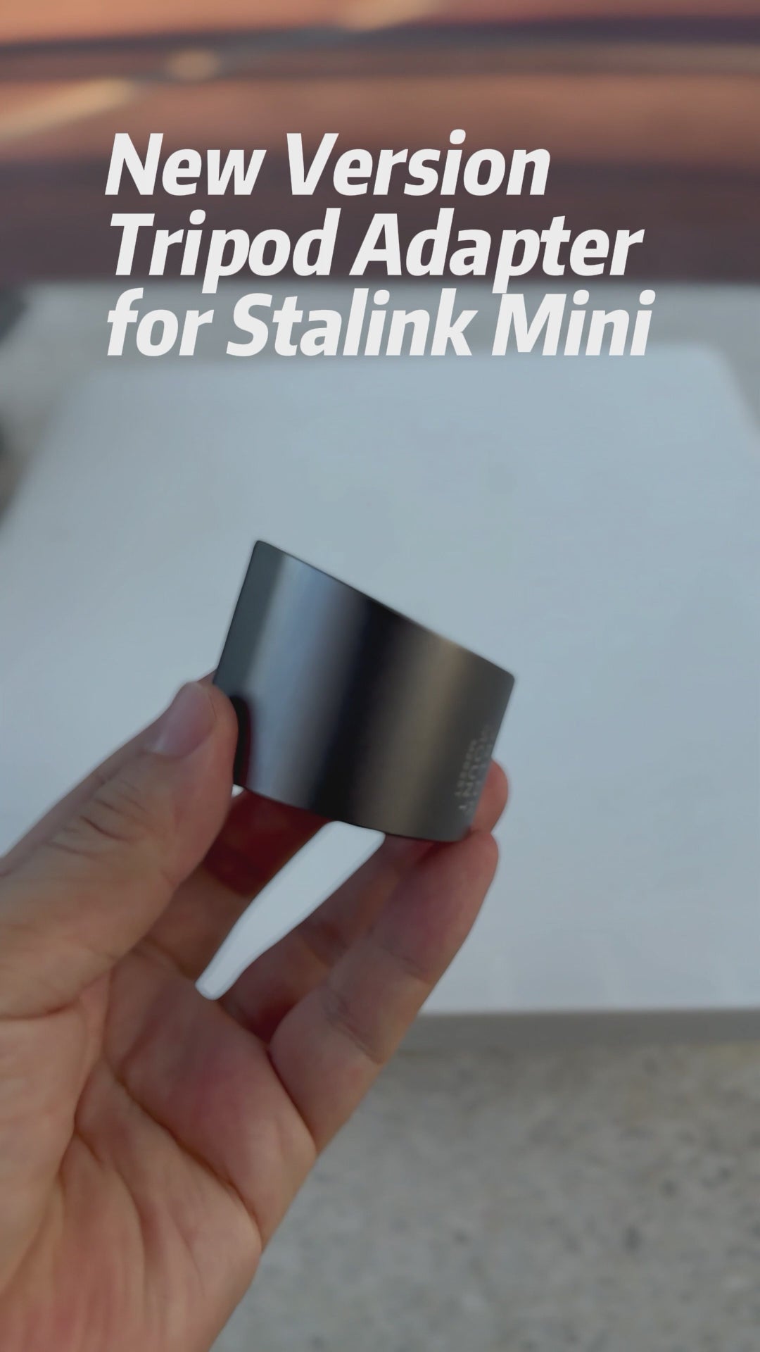 ORLN'K M2025T Tripod Adapter Mount for Starlink Mini (2025 New Verison Pipe Adapter)