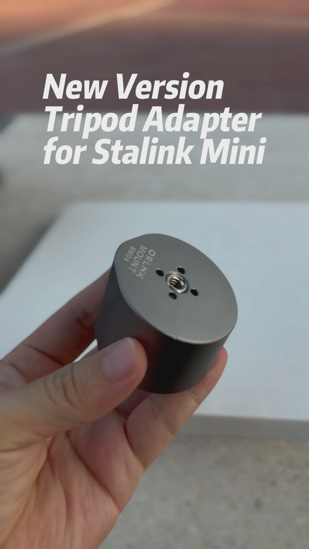 ORLN'K SM04 Tripod Adapter Mount for Starlink Mini (New Version Pipe Adapter)